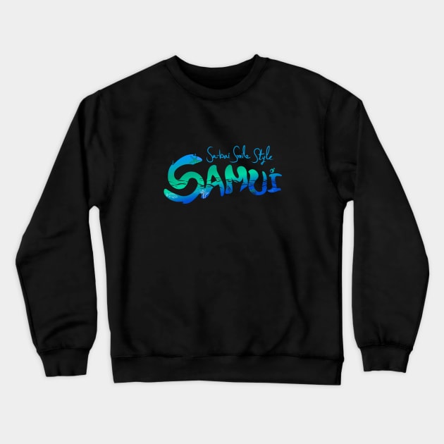 Sa-bai Smile Style SAMUI Crewneck Sweatshirt by roninlibra